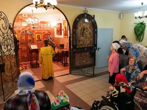 Рождественское Богослужение в ПНИ 30